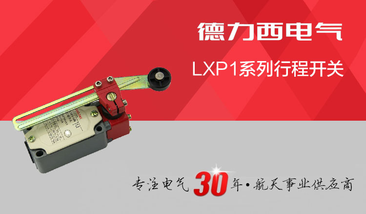 德力西行程开关 LXP1-120/1U 长度可调单摇杆自动复位 限位开关