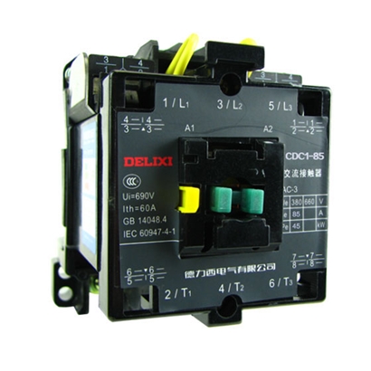 德力西接触器CDC1-85-30-22 2常开2常闭 线圈电压可选