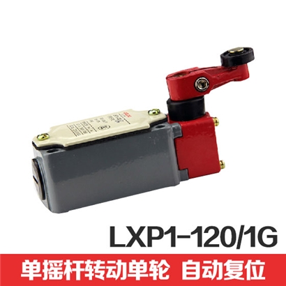德力西行程开关 LXP1-120/1G 单摇杆转动单轮自动复